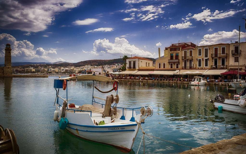 Sea View Cozy Studio Near Center Of Rethymno Town 외부 사진